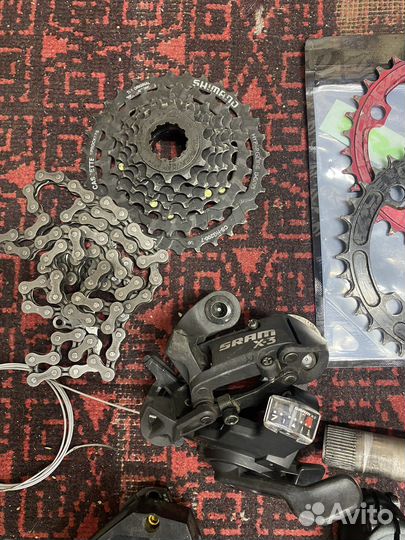 Race face, shimano, sram, maxxis