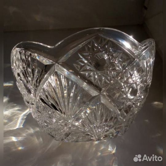 Салатник хрустальный СССР