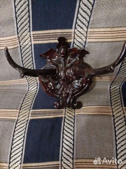 Вешалка ретро настенная Рога