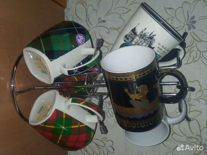 Кружки с подставкой