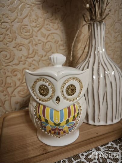 Банка для сыпучих продуктов сова