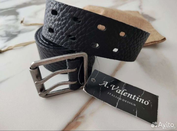 Ремень мужской кожаный