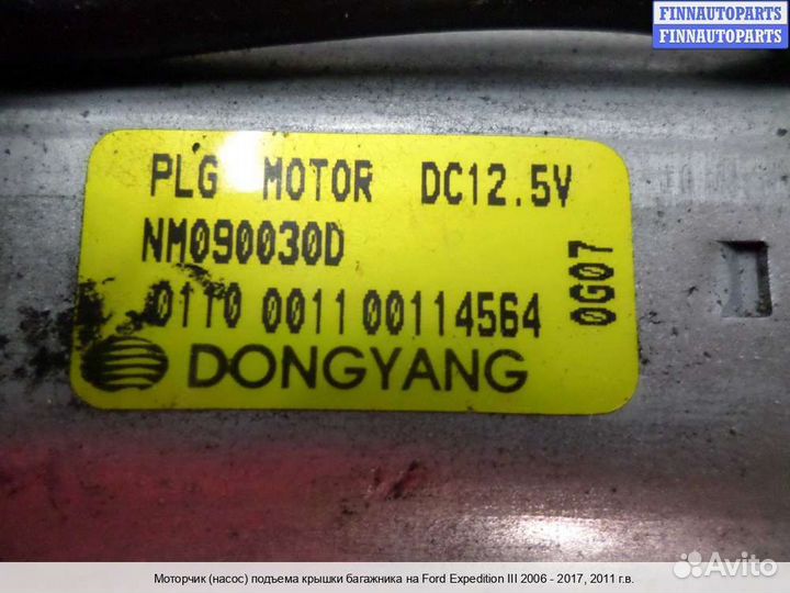 Амортизатор багажника Ford Expedition III (U324), 2011 5.4 Бензин