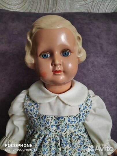 Кукла целлулоид Minerva