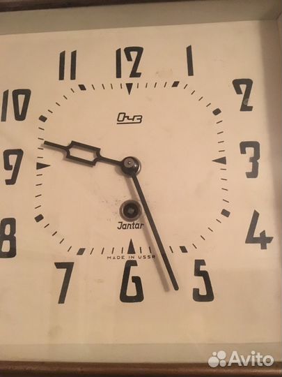 Старые Часы Янтарь очз