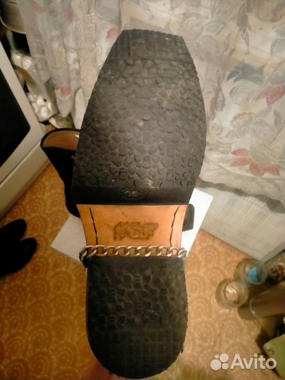 Сапоги мужские кожаные