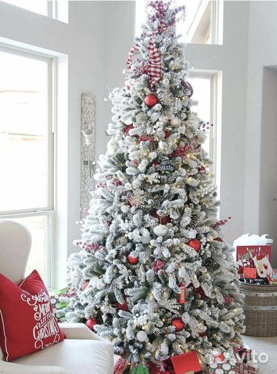 Ель искуственная заснеженная