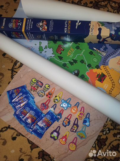 Тикеры токеры 3,стикерсы,карта ай-да по России