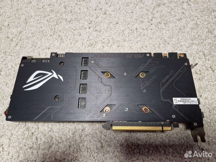 Видеокарта Asus GTX 1080 strix