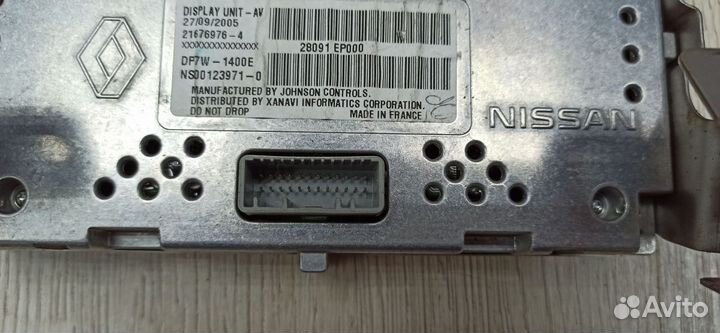 Монитор Nissan pathfinder R51