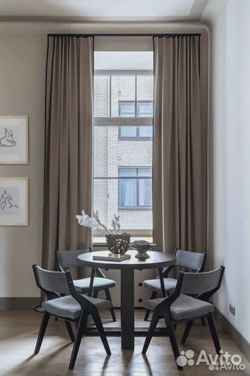 Шторы. Выезд дизайнера. Установка карнизов