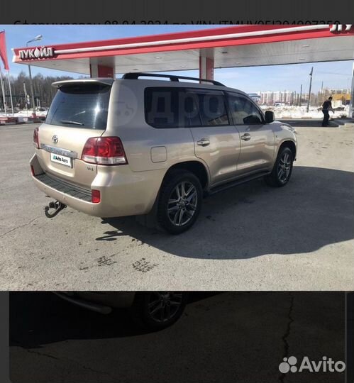 Toyota Land Cruiser 4.5 AT, 2007, 288 000 км