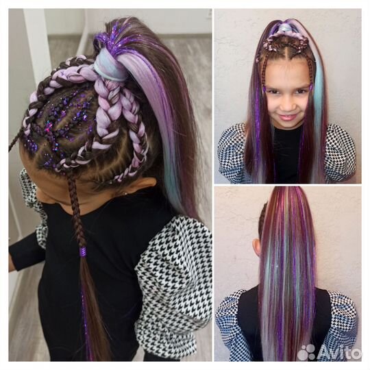 Плетение кос, брейды, хвосты