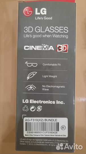 3D очки LG