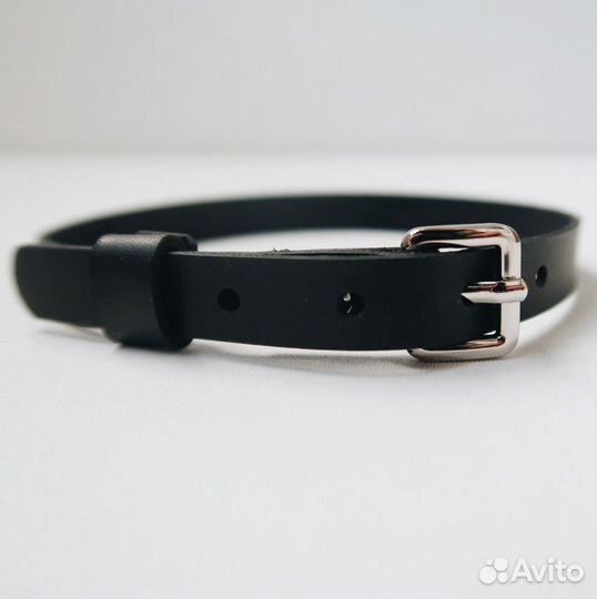 Чокер из натуральной кожи