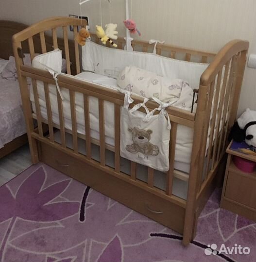 Кровать детская с матрасом