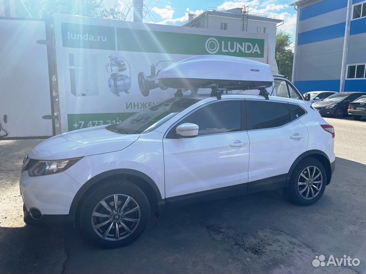 Бокс Турино-1 белый 410 литров Nissan Qashqai