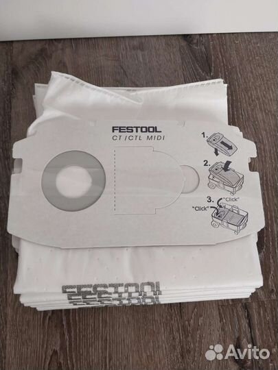 Festool мешки для пылесоса 498411