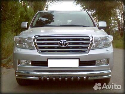 Дуга передняя бампера Toyota Land Cruiser 200