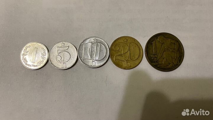 Монеты Чехословакия