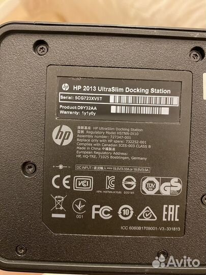 Док станция HP UltraSlim 2013