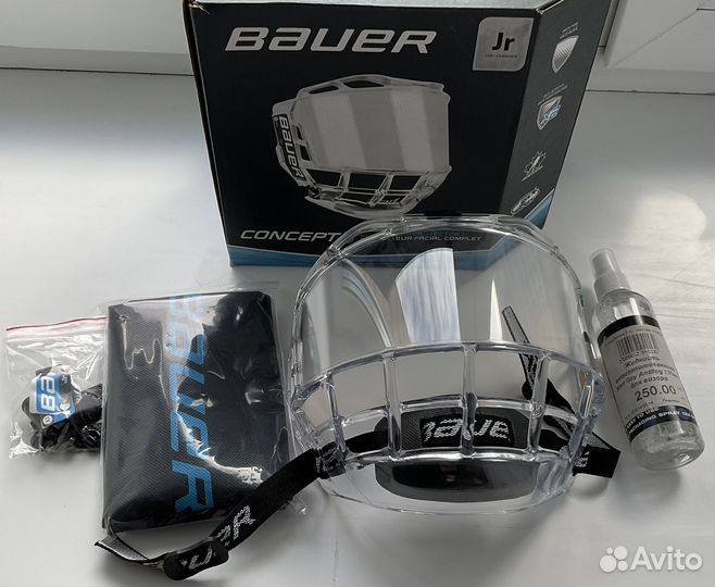 Маска визор bauer concept 3 jr