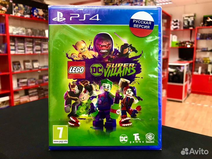 Диск PS4 Lego DC Super Villains (Новый)