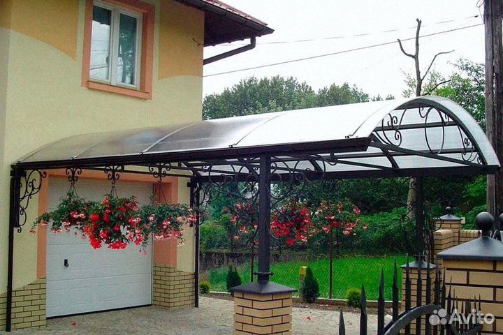 Навес под ключ