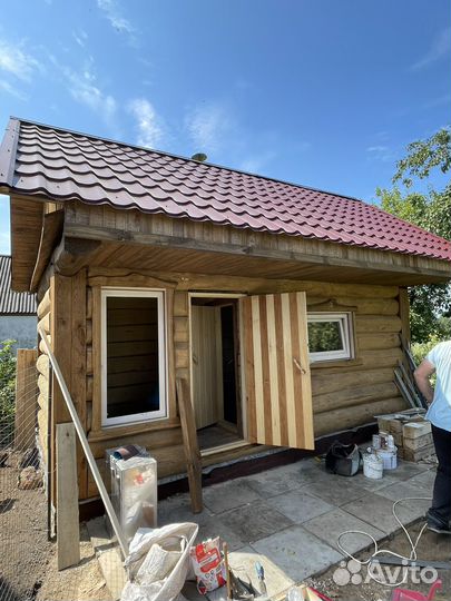 Срубы домов, бань из бревна