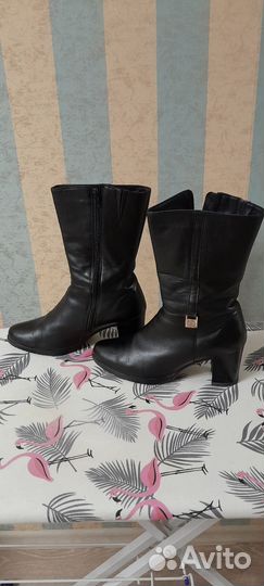 Сапоги женские натуральная кожа