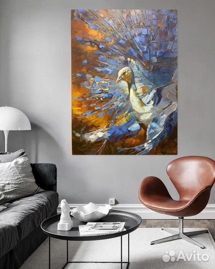 Картина «Павлин»