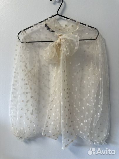 Блузка прозрачная banana republic