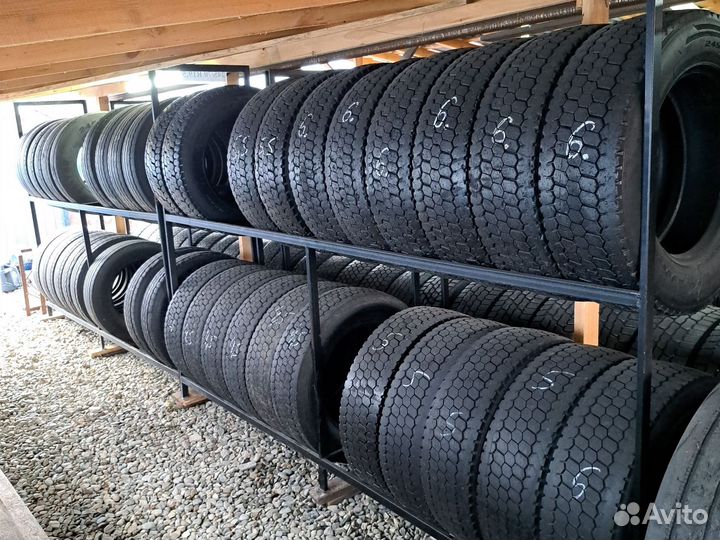 Грузовые шины 245/70 R19.5 разных производителей