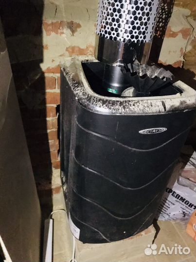 Печь для бани Таймыр мини с горелкой Сахалин
