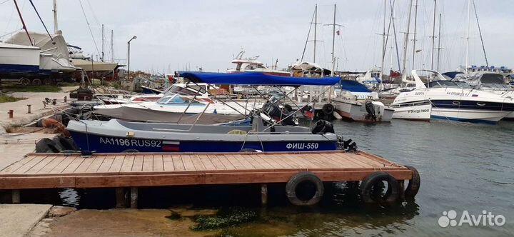 Катер для рыбалки,прогулок фиш 550