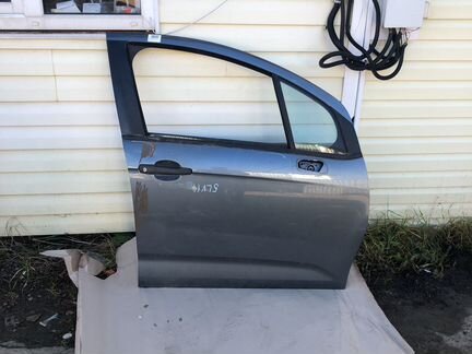 Дверь передняя правая ситроен с3 серая