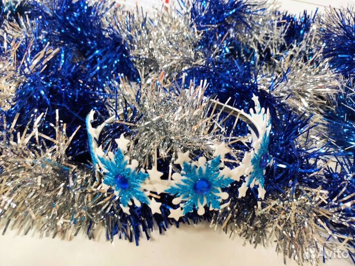 Ободок снежинки