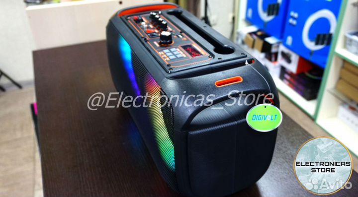 Большая Колонка Спикер DG-1108 Colorful Гарантия