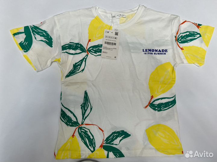 Футболка 116, 128 zara