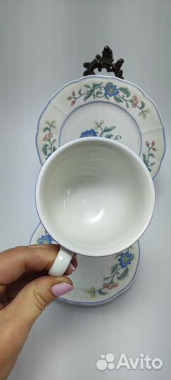 Кофейная пара тройка Villeroy & Boch фарфор Д5161