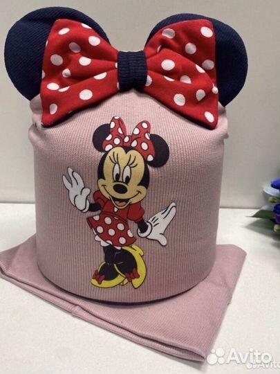 Комплект шапка и снуд