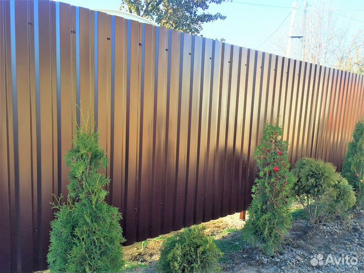 Монтаж установка заборов