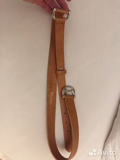 Ремень кожаный massimo dutti