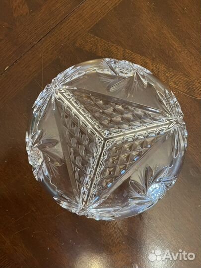 Менажница хрусталь