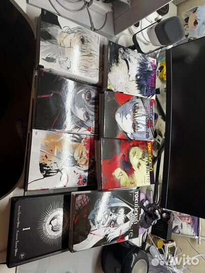 Манга токийский гуль re (2-8 тома) и тетрадь