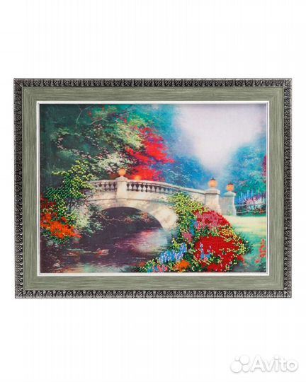Картина вышитая бисером ручная работа