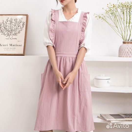 Фартук кухонный с рюшами