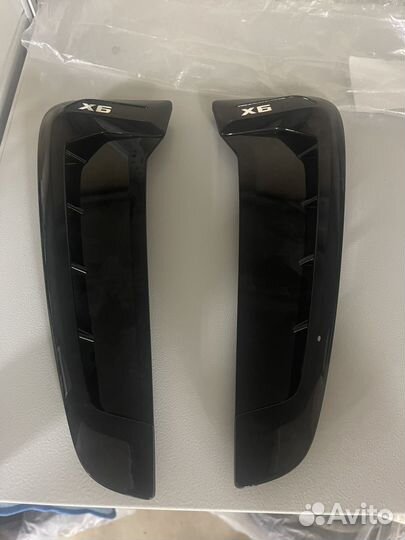 Жабры bmw x6 f16 накладки в крылья