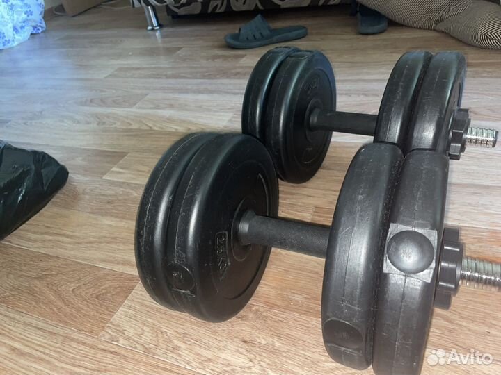 Набор гантелей 2 шт. по 10 кг