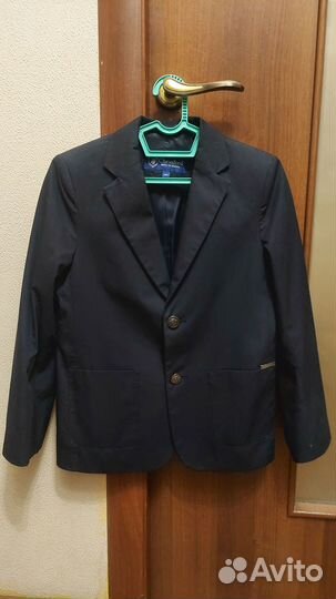 Пиджак школьный для мальчика 140